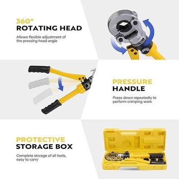 Hidraulične kliješta za presovanje cijevi CW1525/1632, tanke stijenke 304 nehrđajućeg čelika, za aluminijsko-plastične i vodovodne cijevi