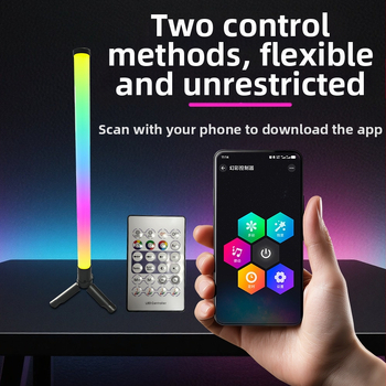 Настолна гейминг LED амбиент лампа с USB Bluetooth контрол, GW-RGB5050RGBIC, марка Country for, стил Light Luxury