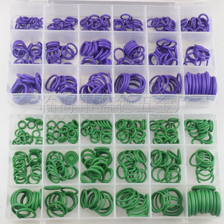 270 db O-gyűrűkészlet autóklíma-kompresszorhoz, Rand márka; anyag: gumi; alkalmazások: hengerek, autók, szelepek, pumpák, elektromos készülékek