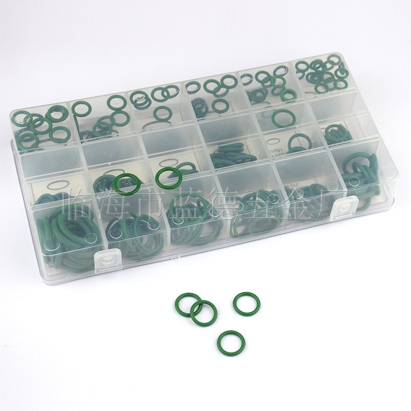 270 db O-gyűrűkészlet autóklíma-kompresszorhoz, Rand márka; anyag: gumi; alkalmazások: hengerek, autók, szelepek, pumpák, elektromos készülékek