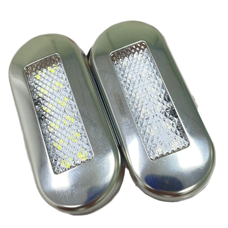 Πλευρικό φως 12-LED με μεταλλικό πλαίσιο για γιοτ/πλοίο/φορτηγό – IP67 αδιάβροχο, 12-24V, 500lm, LED 2835, 50 000 ωρών