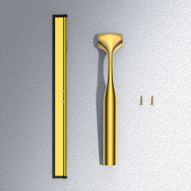 Vannas istabas stikla tīrītājs – bez skrāpējumiem, vienpusīgs, rokturis no cinka sakausējuma, nerūsējošais tērauds un silikons, mājsaimniecības lietošanai