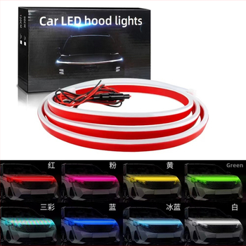 Automašīnas DRL vāciņš ar LED 2835, silikona korpuss, 12V, 10W, IP45