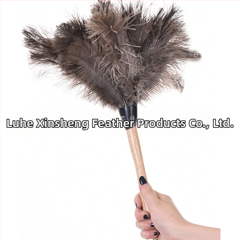 Dust Duster с домашни страуси пера, кръгла глава — Марка: New Feathers