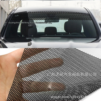 3D autó első szélvédő dekorációs matrica — ragasztó típusú, testreszabható dizájn, erős tapadás, modell A201