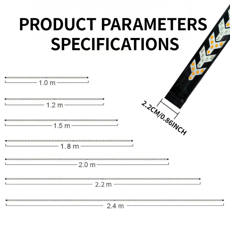 Sunkvežimio/pikapo galinis žibintas su žuvies kaulo dizainu — silikonas, 12-24V, 15W, AMSYD683; daugiafunkcis: posūkio signalas, dienos šviesa ir stabdymas