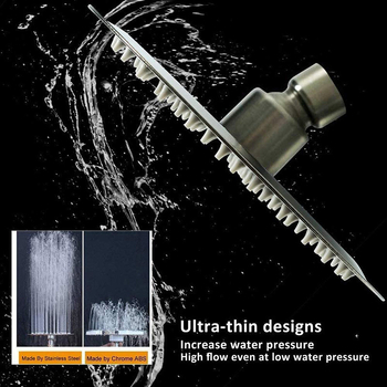 Zuhanykészlet, felső spray, ABS, funkciók: permetezés, masszázs, eső, rejtett szerelés, krómozott bevonat, modell ML-DP110-2548521