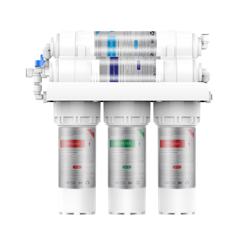 Namų ultrafiltracijos vandens valytuvas su virtuvės čiaupu, 6 pakopų filtravimas, keičiamas filtras