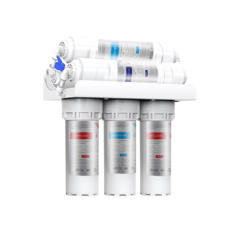 Namų ultrafiltracijos vandens valytuvas su virtuvės čiaupu, 6 pakopų filtravimas, keičiamas filtras