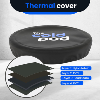 Ledinio vonios baseinas suaugusies, apvalus, pripučiamas, sulankstomas; PVC