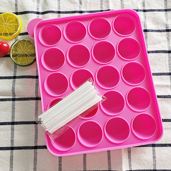Its beauty Φόρμα σιλικόνης με 20 οπές, στρογγυλή, για γλειφιτζούρια, σοκολάτα και παγωτό
