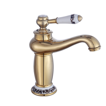 Praustuvo maišymo čiaupas, varinis korpusas, modelis ZY-1606-H, plokštės montavimas, vienos rankenos