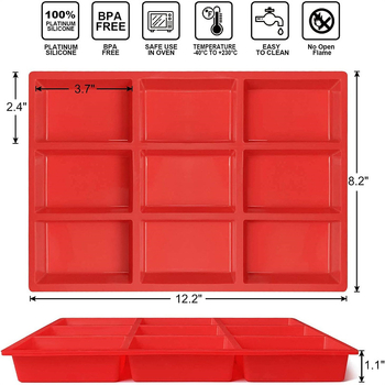 Ορθογώνιο καλούπι σιλικόνης για κέικ, κυκλοφόρησε το 2016, συσκευασία 1 τεμάχιο, φόρμα ψησίματος με μοντέρνο μινιμαλιστικό στυλ