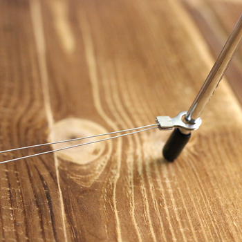 Κόπτης τούρτας με διπλό σύρμα, ανοξείδωτο ατσάλι, εργαλείο για στρωτά κέικ