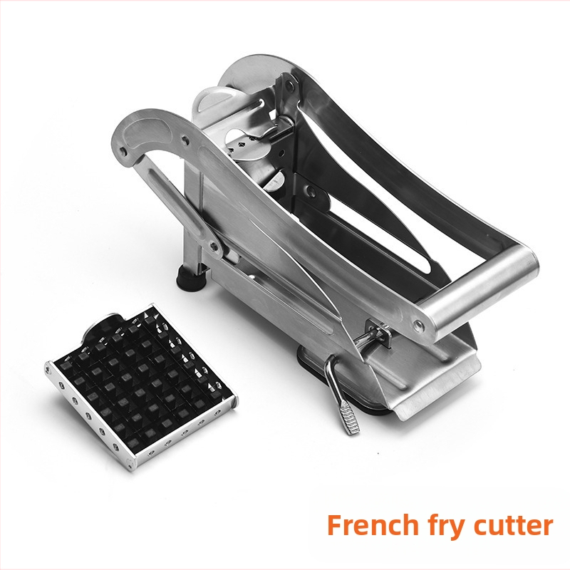 Bulvių pjaustytuvas su siurbtuku — Daugiafunkcis daržovių pjaustytuvas, 430 nerūdijantis plienas, 2022 leidimas