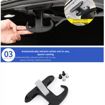 DX Πλαστικό άγκιστρο πορτμπαγκάζ για Audi A4/A5/A6/A7 – Μοντέλο 2656, χωρίς λογότυπο