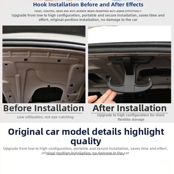 DX Πλαστικό άγκιστρο πορτμπαγκάζ για Audi A4/A5/A6/A7 – Μοντέλο 2656, χωρίς λογότυπο