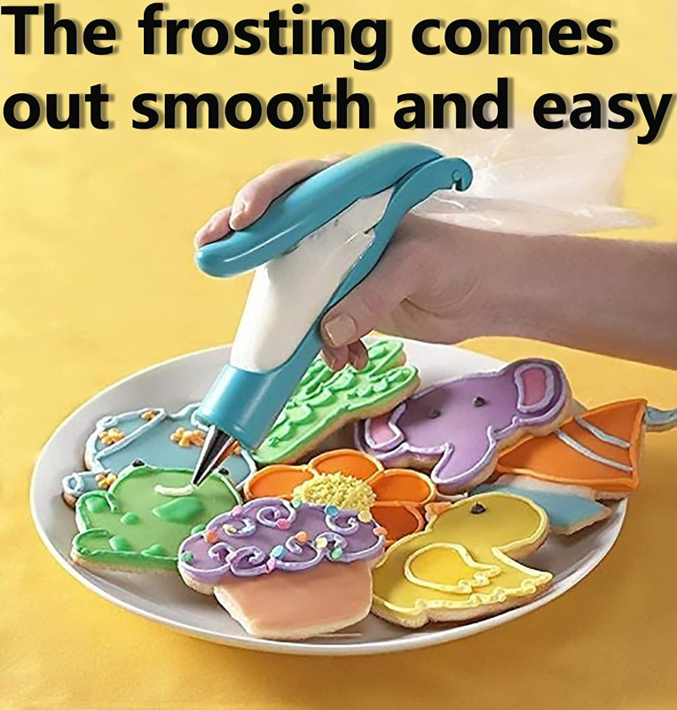 Dekoravimo pistelė 8 dalių rinkinys, plastikinis, tortų dekoravimui, mzbesten