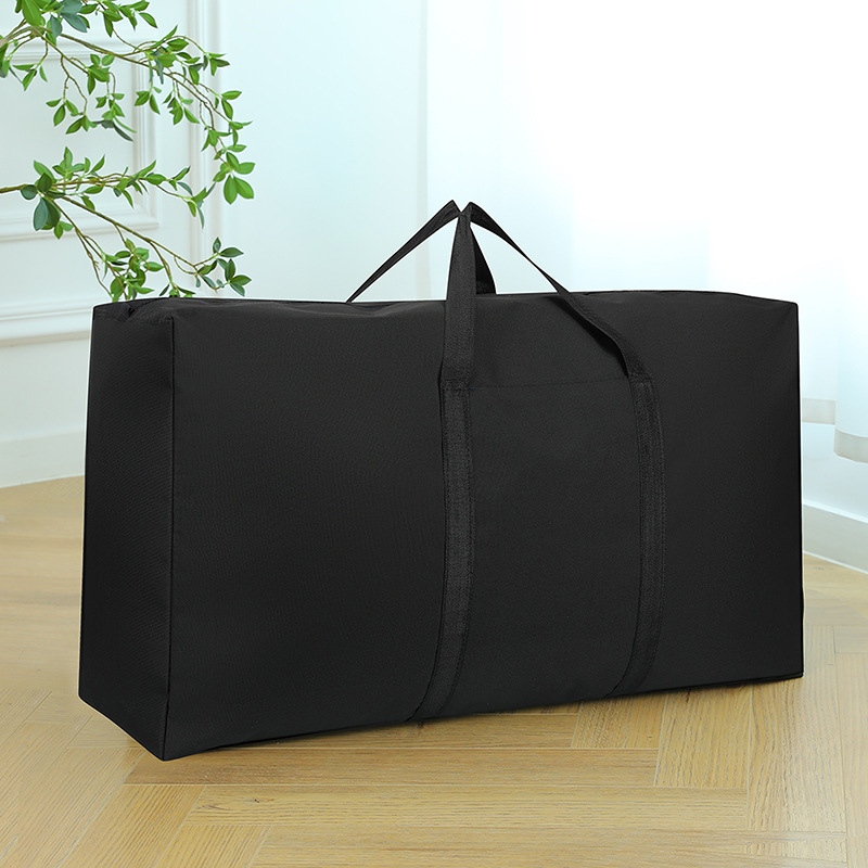 Oxford anyagú tároló táska, kapacitás 56–75L; vízálló, ultra könnyű, kopásálló; poliészter bélés; egyszínű; városi egyszerű stílus; háztartási tároláshoz