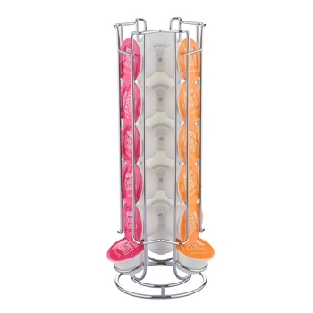 Raft pentru capsule de cafea din fier electroplacat — design minimalist, stocare metalică pentru cafenea (Lansare primăvara 2021; Stil creativ; Fără marcă)