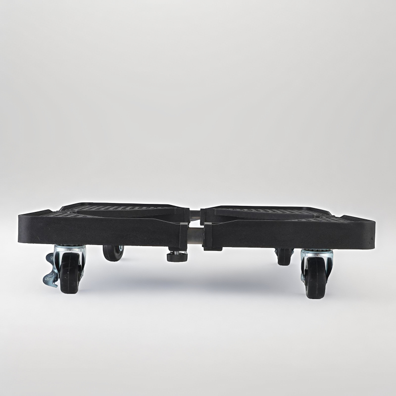 Atbalsts ledusskapim un veļasmazgājamai, universāls pārvietojams teleskopiskais stiprinājums ar bremžu ratiem, nerūsējošs tērauds, 1 līmenis, piemērots dzīvojamai istabai un virtuvei