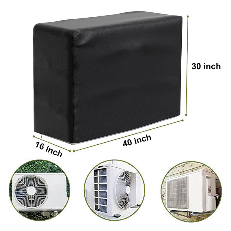 Kültéri klímatakaró – vízálló, Oxford anyagú vászon, poliészter, porvédő