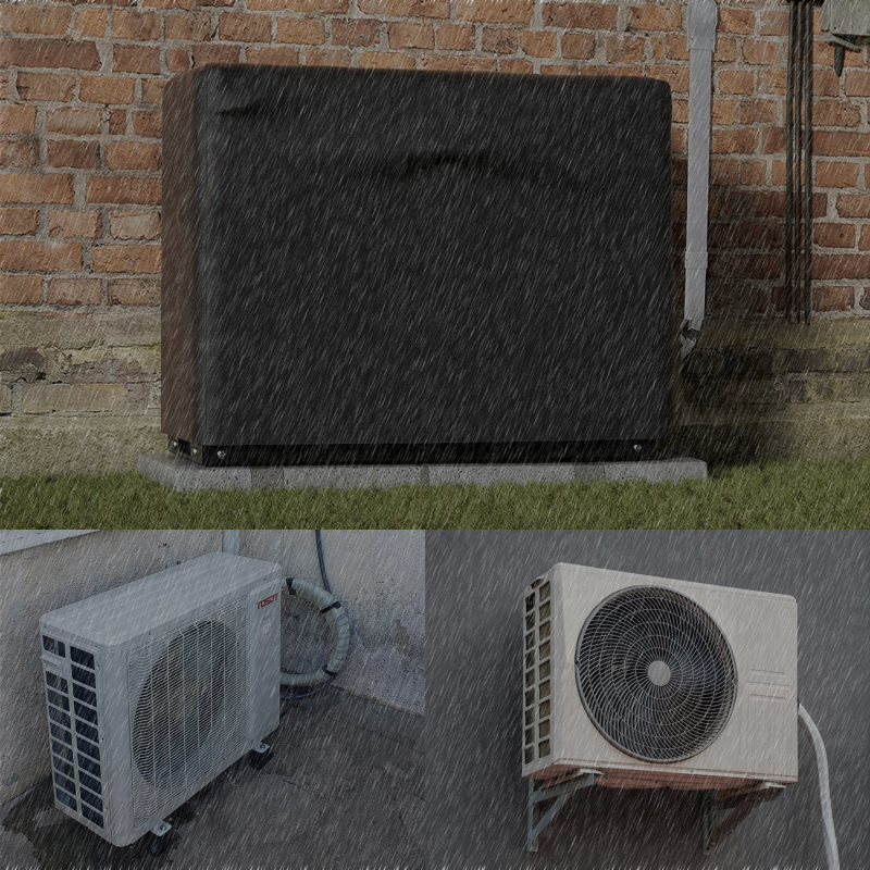 Kültéri klímatakaró – vízálló, Oxford anyagú vászon, poliészter, porvédő