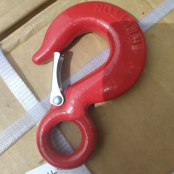 Кука за повдигане с пръстеново око, 45# въглеродна стомана, 2-тонова товароподемност, за повдигане и издърпване