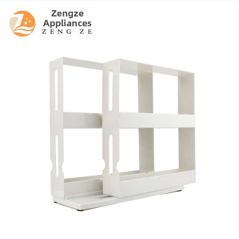 Daugiasluoksnė saugykla prieskoniams ir vaistams, pasukamas plastikinis laikiklis