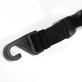 Automobilio sėdynės galvos atramos kabliukas – paslėptas fiksuotas laikiklis skėtims; Tipas: Trunk strap; Medžiaga: Nailonas; Mišinys: nailonas-poliesteris; Prekės ženklas: Liyao