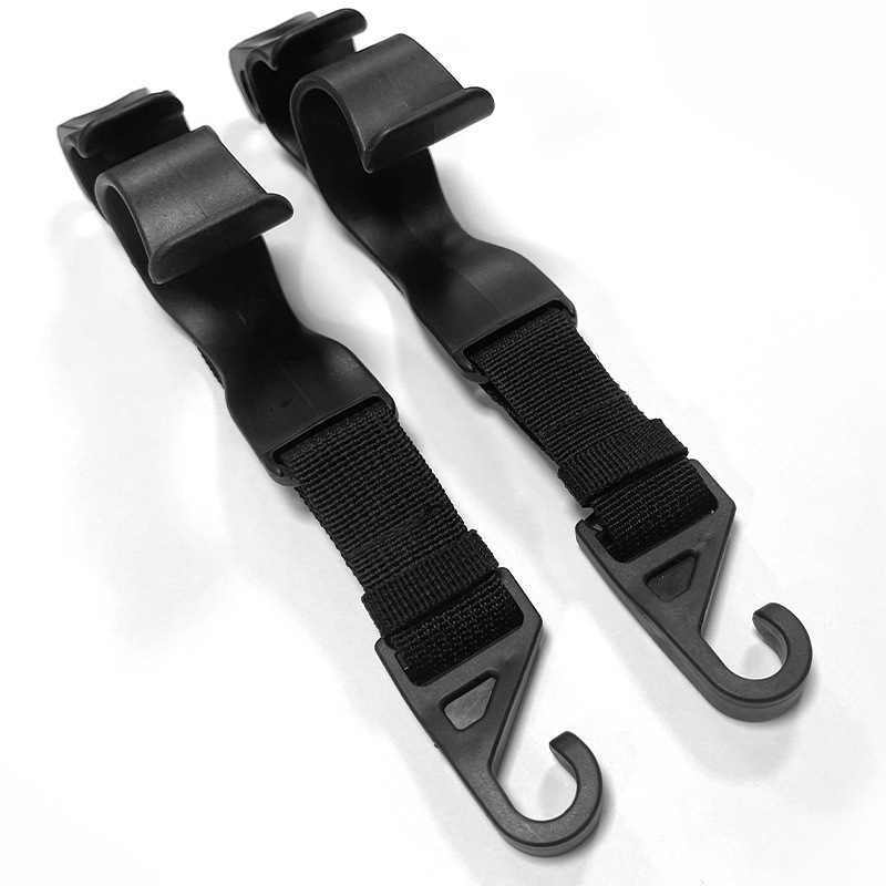 Automobilio sėdynės galvos atramos kabliukas – paslėptas fiksuotas laikiklis skėtims; Tipas: Trunk strap; Medžiaga: Nailonas; Mišinys: nailonas-poliesteris; Prekės ženklas: Liyao