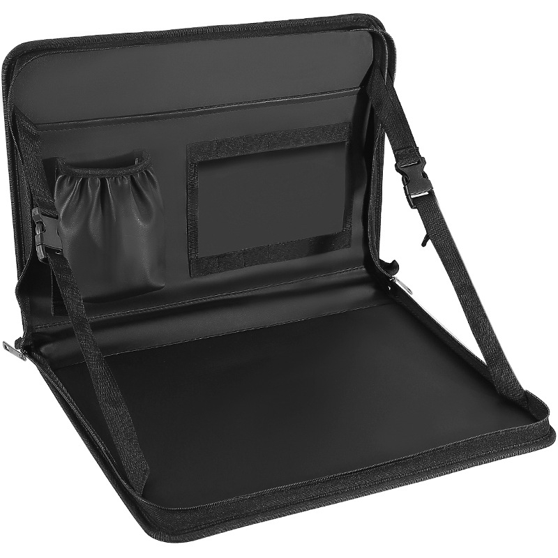 Autóba való tabletás/laptopos tartó bőrtáblával, SN961 modell, Multifunkcionális, Logó nyomtatás elérhető