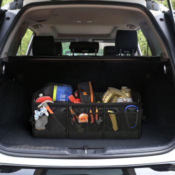 Πτυσσόμενο κουτί αποθήκευσης πορτ-μπαγκάζ αυτοκινήτου με μεγάλη χωρητικότητα, ύφασμα Oxford, τηλεσκοπικός σχεδιασμός, προσαρμογή, καθολική συμβατότητα