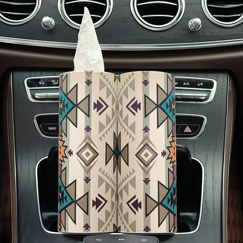 Автомобилен цилиндричен носител за салфетки, модел 001, 120 листа, три слоя, естествена дървена целулоза, без аромат.