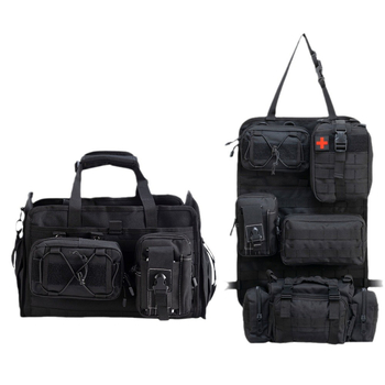 Autóülés hátsó tárolótáska, függő típusú, univerzális, 1000D Oxford anyag, nagy kapacitás