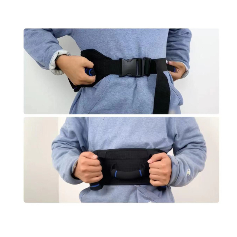 Soar nailoninis juosmens apsauga suaugusiems – reabilitacijos pernešimo diržas su stovėjimo parama