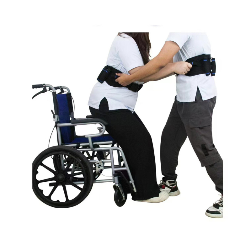 Soar nailoninis juosmens apsauga suaugusiems – reabilitacijos pernešimo diržas su stovėjimo parama