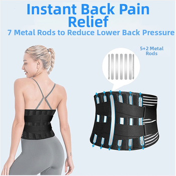 Juosmens diržas su plieno plokštės atrama, kvėpuojanti tinklelio medžiaga, dviguba suspaudimo funkcija, universalus krepšiniui ir fitnesui