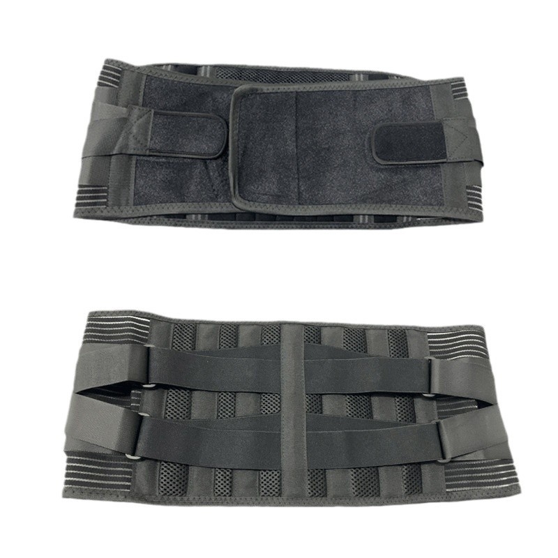 Juosmens diržas su plieno plokštės atrama, kvėpuojanti tinklelio medžiaga, dviguba suspaudimo funkcija, universalus krepšiniui ir fitnesui