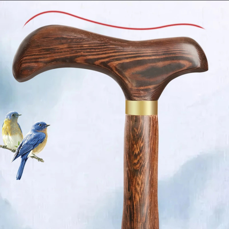 Fából készült járótámasz, klasszikus stílus, anyag: chicken wing wood rosewood