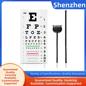 Визуална таблица за домашно ползване за деца, Е-чарт и С-тип дизайн, карикатурна илюстрация, тестова таблица за зрение, персонализирана