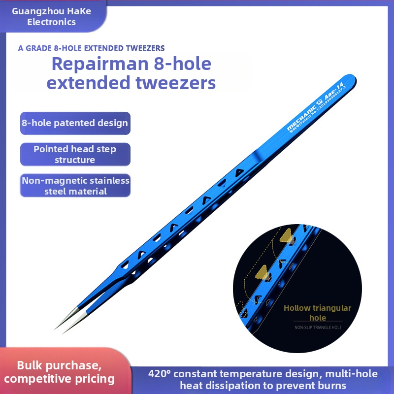 Πινζέες επισκευής βιομηχανικού επιπέδου με εξαιρετικά κοφτερό άκρο από ανοξείδωτο χάλυβα, αντιμαγνητικές