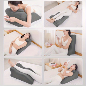 Μαξιλάρι κρεβατιού με αφρό μνήμης και κάλυμμα πολυεστέρα, για ύπνο μπρούμυτα και χρήση κινητού στο κρεβάτι