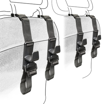 Cârlig ABS pentru banchetă spate și suport pentru umbrelă — accesoriu auto multifuncțional, origine Zhejiang, imprimare siglă, personalizare disponibilă