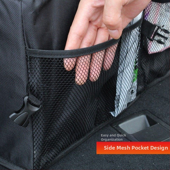 Автомобилна кутия за багаж - сгъваема, Oxford плат, с дръжка, универсална