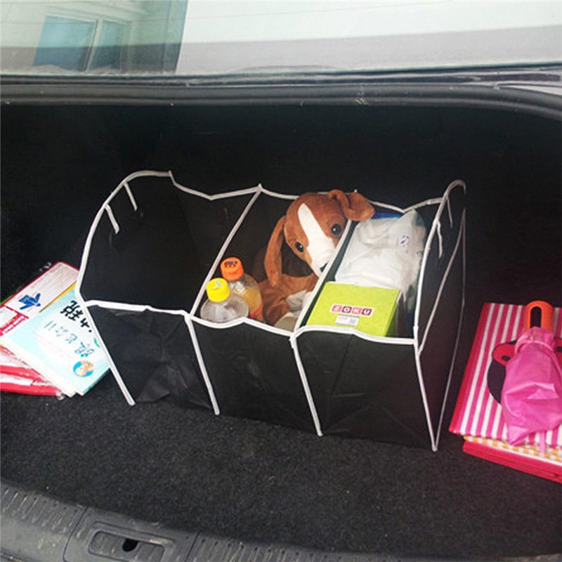 Autócsomagtartó tároló doboz – összecsukható, vízálló, 41 L, nem szőtt textilből.
