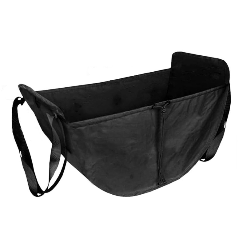 Autó hátsó üléséhez függő tároló táska — textil, vízálló, fogantyúval, logónyomtatással, középső ülésre