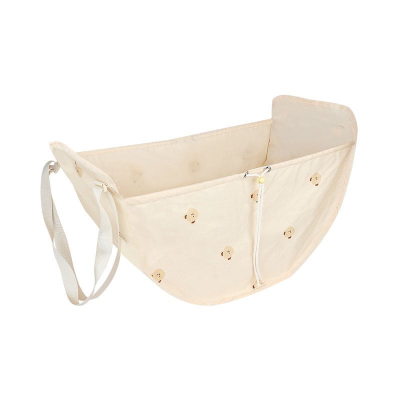 Autó hátsó üléséhez függő tároló táska — textil, vízálló, fogantyúval, logónyomtatással, középső ülésre