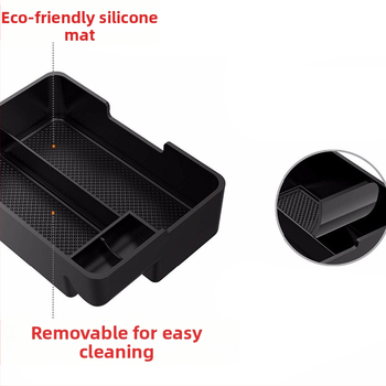 Централна конзолна кутия за съхранение, сгъваема водоустойчива органайзер за универсални автомобили