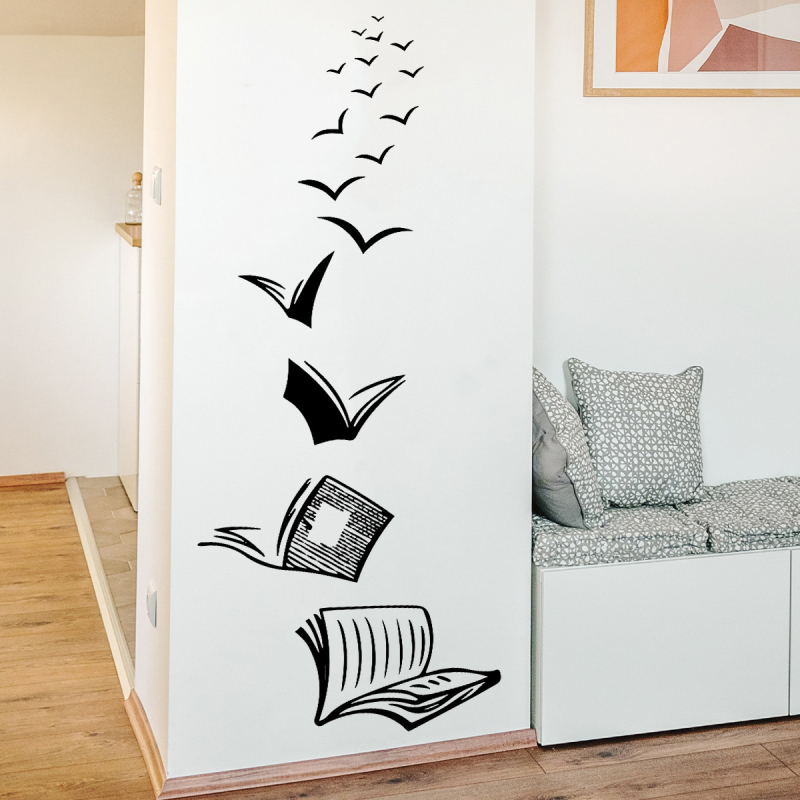 PVC dekorativna naljepnica za zid, samoljepljiva, 1 komad, moderni minimalistički stil, pogodna za dnevni boravak, učionicu, ulaz, balkon i trgovačke prostore